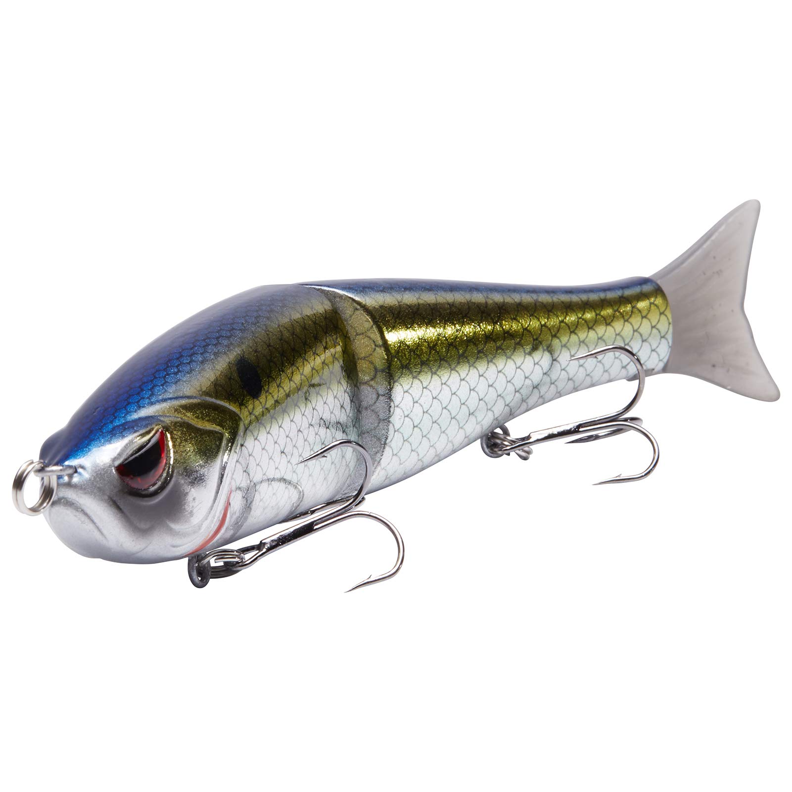 

Bassdash Jointed Glide Bait Swim Shad Рыболовная приманка для окуня, щуки, форели и маскинонга
