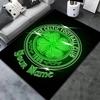 Tappeto Personalizzato con Stemma Celtic Fc per Soggiorno Camera da Letto Casa Decorazione Divano Tappetino Antiscivolo per Giochi Bambini