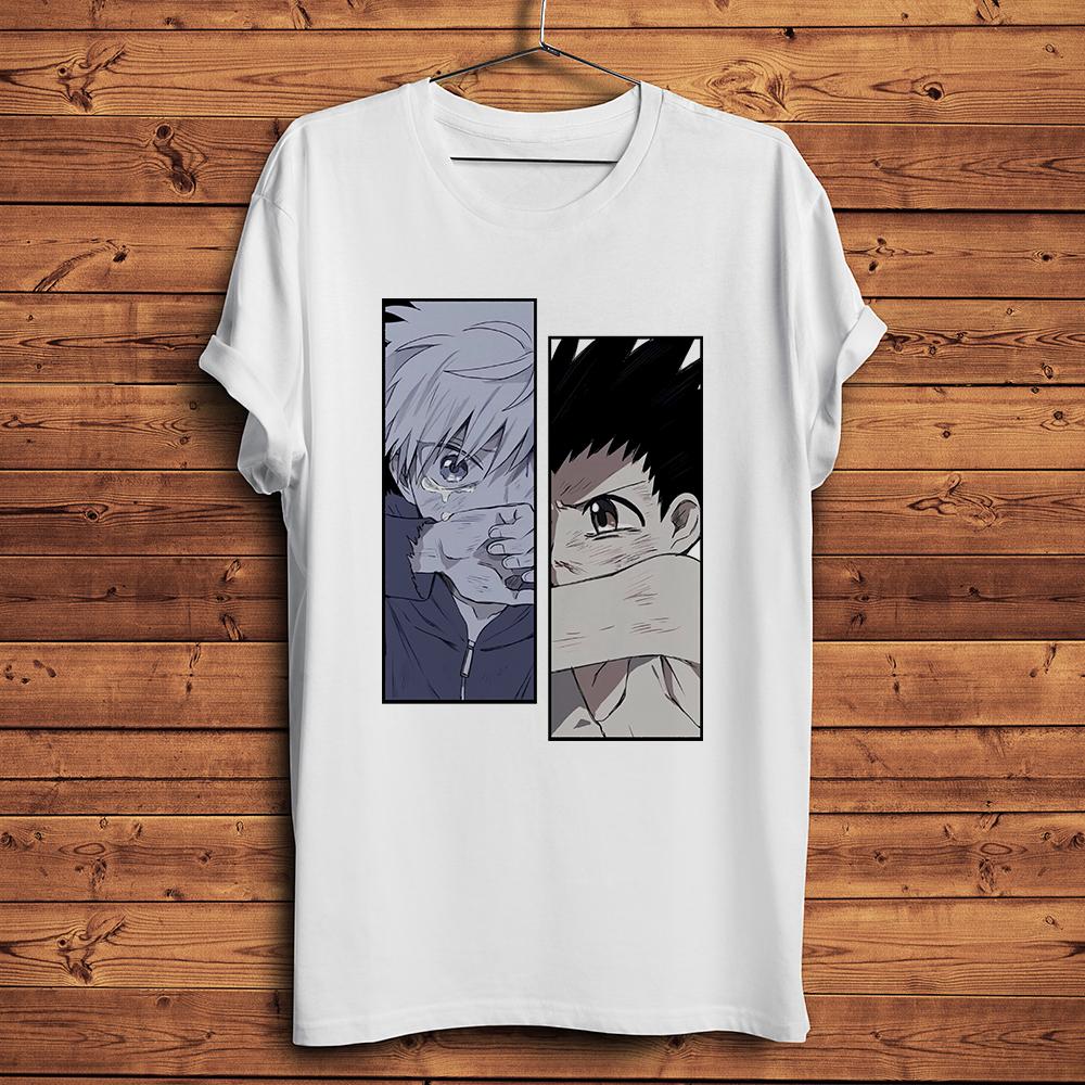 Hunter X Gon And Killua HXH Funny Unisexga TShirt Homme Oneck Short Sleeve Unisex Streetwear T Shirt Unisex Breathable Tee