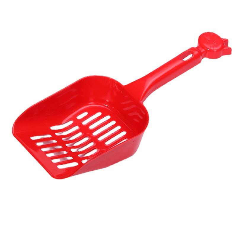 

Wholesale Cat Litter Scooper Plastic Grid Shovel For Easy Cleaning красный