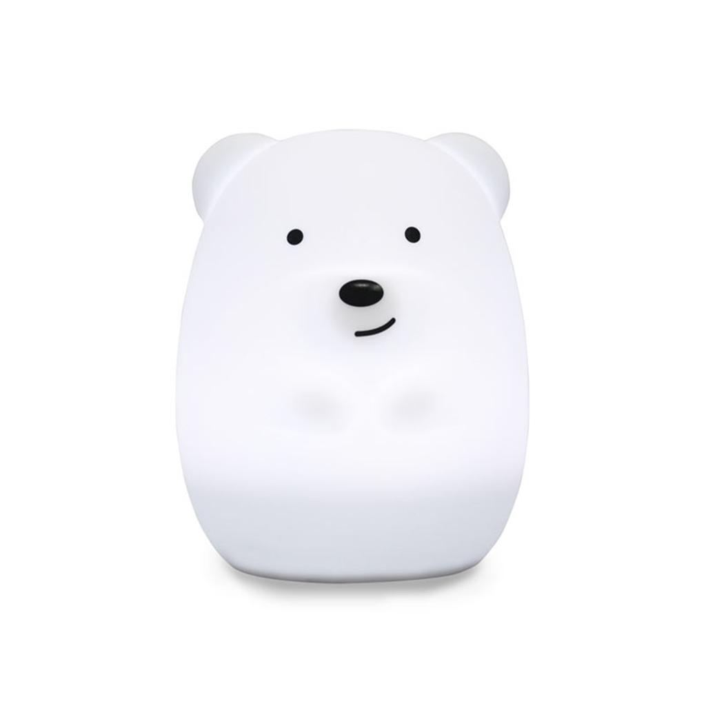 Bear Silicone Night Light Pat Pat Color-changing Light  Atmosphere Light Children's Gift