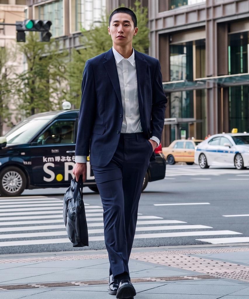Stco [Summer Setup] Vibe-Shift Fluid Cool Touch Setup_Navy (Relaxed Fit)_Sejwb14Set