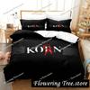 Korn Rock Bedding Set Single Twin Full Queen King Size Bed Set Adult Kid Bedroom Duvetcover Sets Anime Parure De Lit Bed
