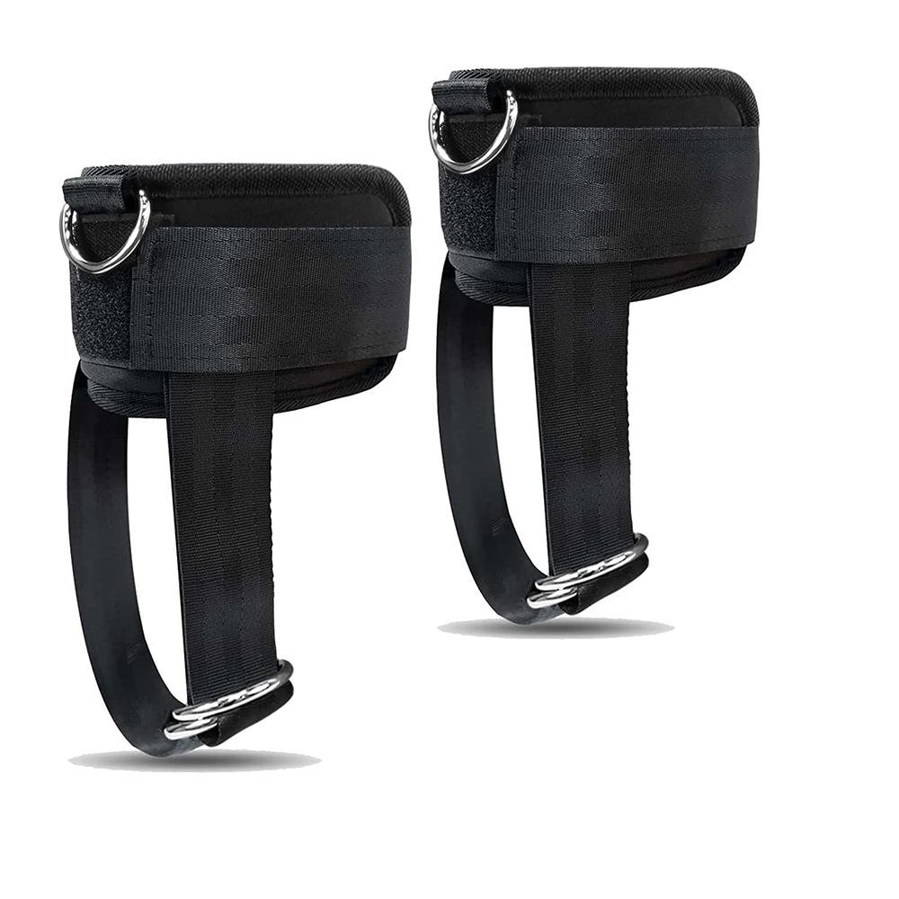 

Ankle Buckle Upgraded Dumbbell Ankle Strap Elastic Rope Adjustable Barbell Ankle Buckle Four Ring Ankle Rope Ankle adjustable