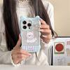 Plaid West Highland Pink iPhone 15 Pro Cute Cat Ear Style Huawei Apple 14 Pro Phone Case New Model