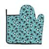 Theme Heat Resistant Oven Mitts and Pot Holders Sets Oven Gloves for BBQ Cooking Baking Grilling