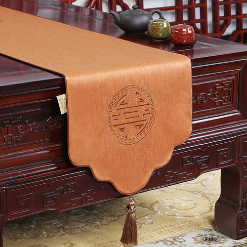 New Chinese Style Living Room Minimalist Table Flag Zen Long Tea Table Flag Hot Selling TV Cabinet Covers Tablecloths, Bed Napkins