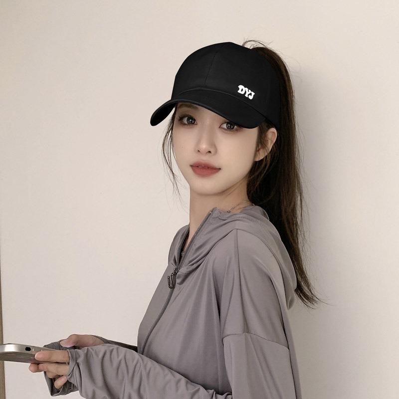 

Can tie high ponytail baseball cap women s spring and autumn cap sun protection empty top sunshade sun hat UV protection summer average size