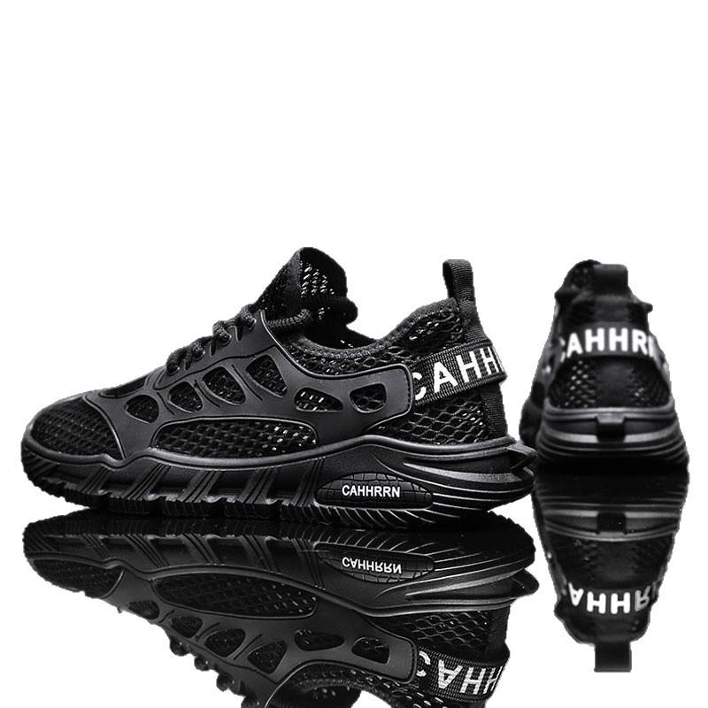 Men's spring and summer new mesh thin elastic band foot cover sports trend versatile shallow mouth casual men's shoes