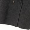 Gray Double-Sided Cashmere Coat - Korean Style Mid-Length Outerwear for Autumn/Winter