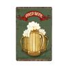 Beer Vintage Metal Tin Sign Chic Home Bar Cafe Poster Wall Decor Art Plaque Pub Tavern Retro Decorative Plates 20*30 CM
