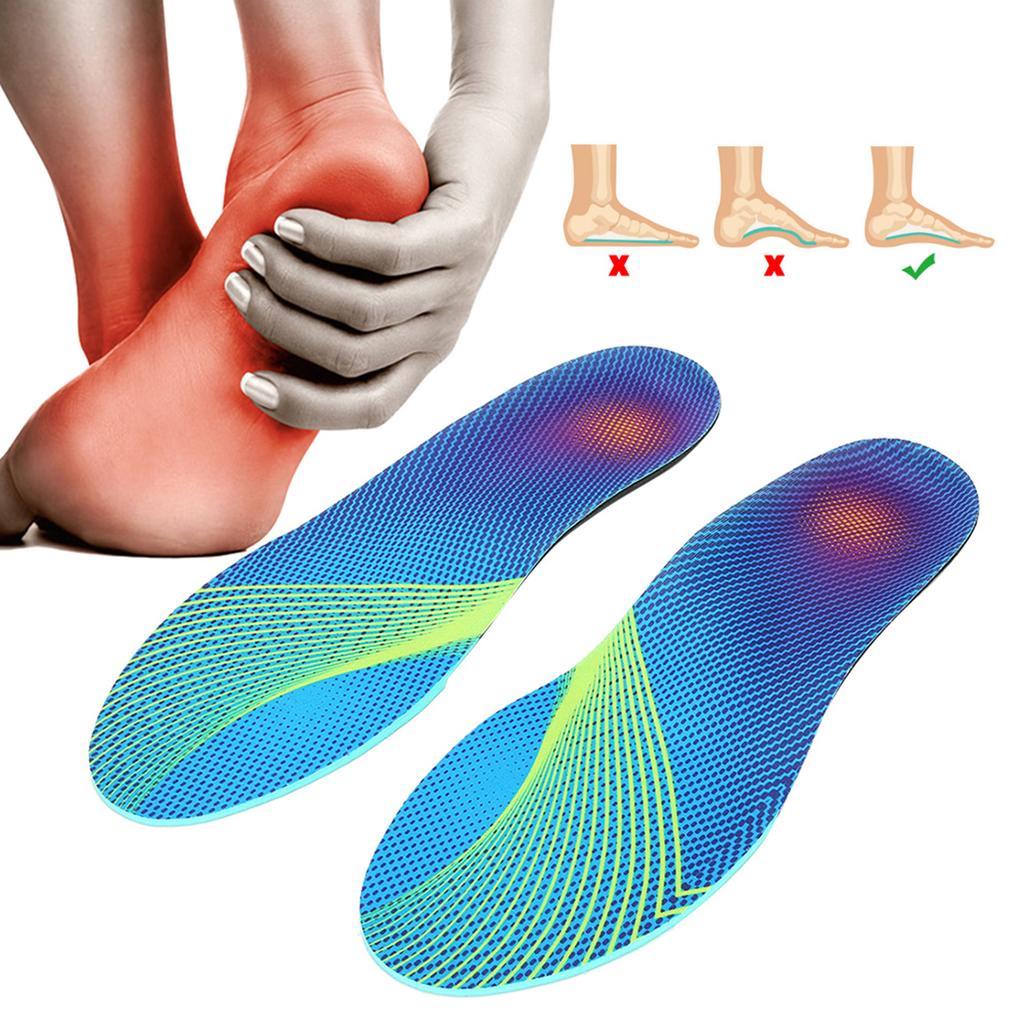 EVA Arch Support Orthotic Insole Buffer Pressure Pain Relief Unisex Sports Foot PadM(260 270)