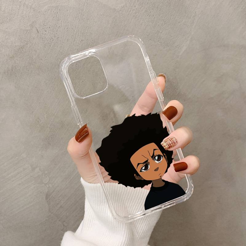 Huey Freeman Boondocks Phone Case for iPhone 11 12 13 mini pro XS MAX 8 7 6 6S Plus X 5S SE 2020 XR case