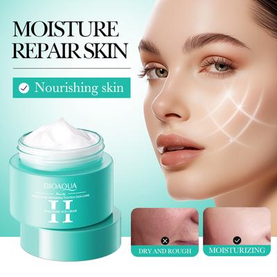 BIOAOUA Ενυδατική Ενυδατική Αναζωογονητική Κρέμα Υαλουρονικό Οξύ Επανορθωτική Ενυδατική Κρέμα