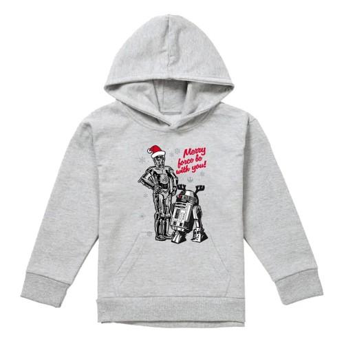 Star Wars Childrens/Kids Merry Christmas Droids Pullover Hoodie