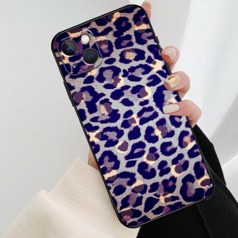 Leopard Pattern Animal Colorful Phone Case For iPhone 17 Pro Max 16 15 11 13 12 14 Pro Max mini 15 16 Plus 16e 17 Air Cover