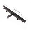 RC Crawler Metal Rr Bumper, RC Vehicle Bumper with LED Lights for SCX10II 90046 RC Crawler
