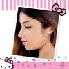 Sanrio Hello Kitty Front Back Stud Earrings Enamel Hello Kitty Earrings Officially No Jewelry - Licensed, Costume,