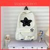 Starry Corduroy Backpack For Girls With Expanded Capacity For School And Travel