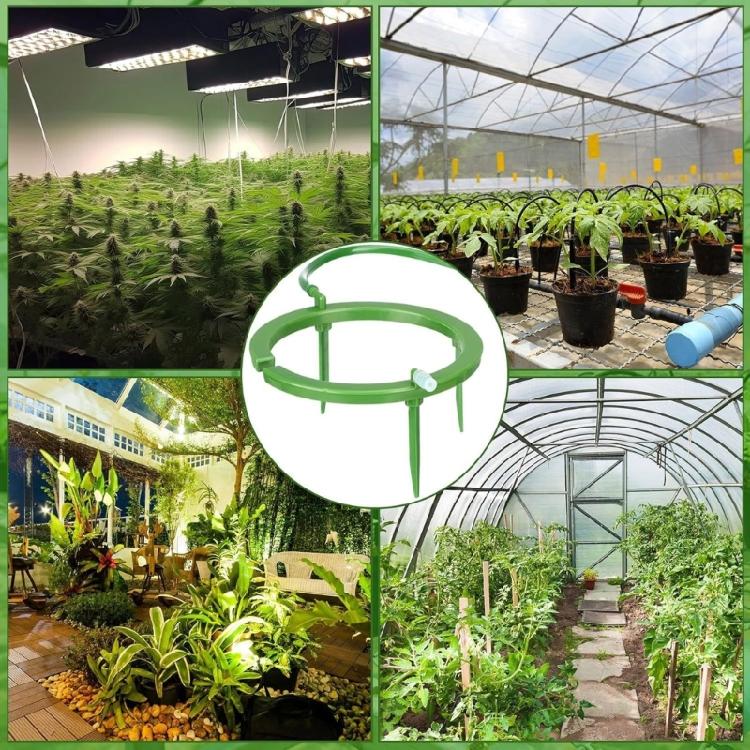 Water Emitter Rings for Plant Drip Irrigation Easy Installation Garden Watering Dripper with Support Gardening Supplies