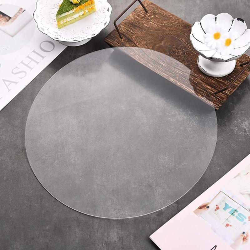 25pcs 2inch Clear Extruded Circle Acrylic Sheet Round Disc Sheet for DIY Project