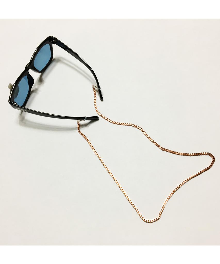 Segseuto [Surgical Steel][Eyeglass Chain] W-Type 004 E.L Rosegold