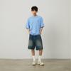 MLB SS24 T Shirt Unisex Sky Blue 3ATSM1143-07SBS