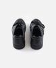 Okeyplace All-Black Vintage Leather Wrinkled German Army Sneakers (Okpl-30Sn103)
