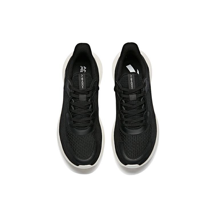 Anta Poison Spike 1 Shock Absorption Non-Slip Wear-Resistant Low-Top Running Shoes Men Running Shoes Black White 112115520-2