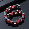 Punk Rock Biker 316L Stainless Steel Mens Bracelet Fashion Jewelry Bike Bicycle Chain Jewellery Pulsera Hombre Acero Inoxidable
