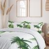 Coconut Palm Three-Piece Quilt Cover 3D Digital Printing Bedding Set Bed Cover