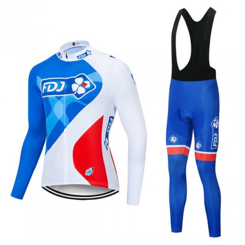 Mens Long Sleeve Cycling Jersey Pants Set Breathable Quick-Dry Outdoor Road Bike Riding Gear