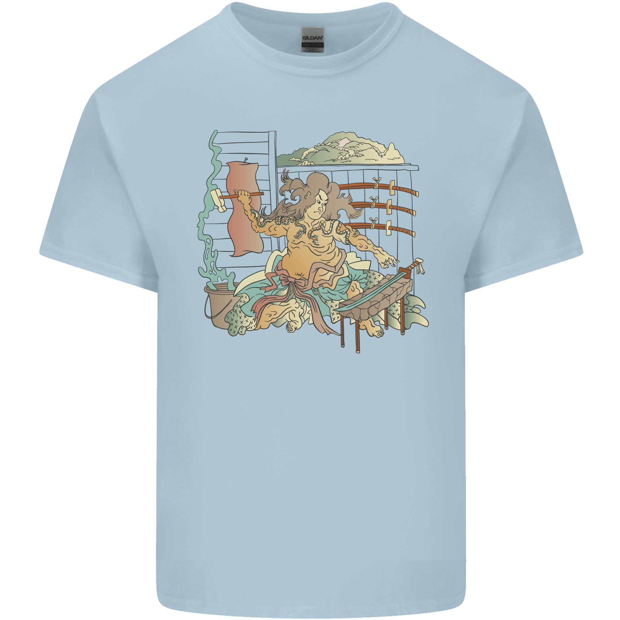 Katana Blacksmith Japanese Samurai Sword Unisexs Light Cotton TShirt S