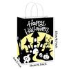 6Pcs Halloween Candy Snack Handbag Creative Cartoon Multi Style Pattern Design Trick or Treat Party Decoration