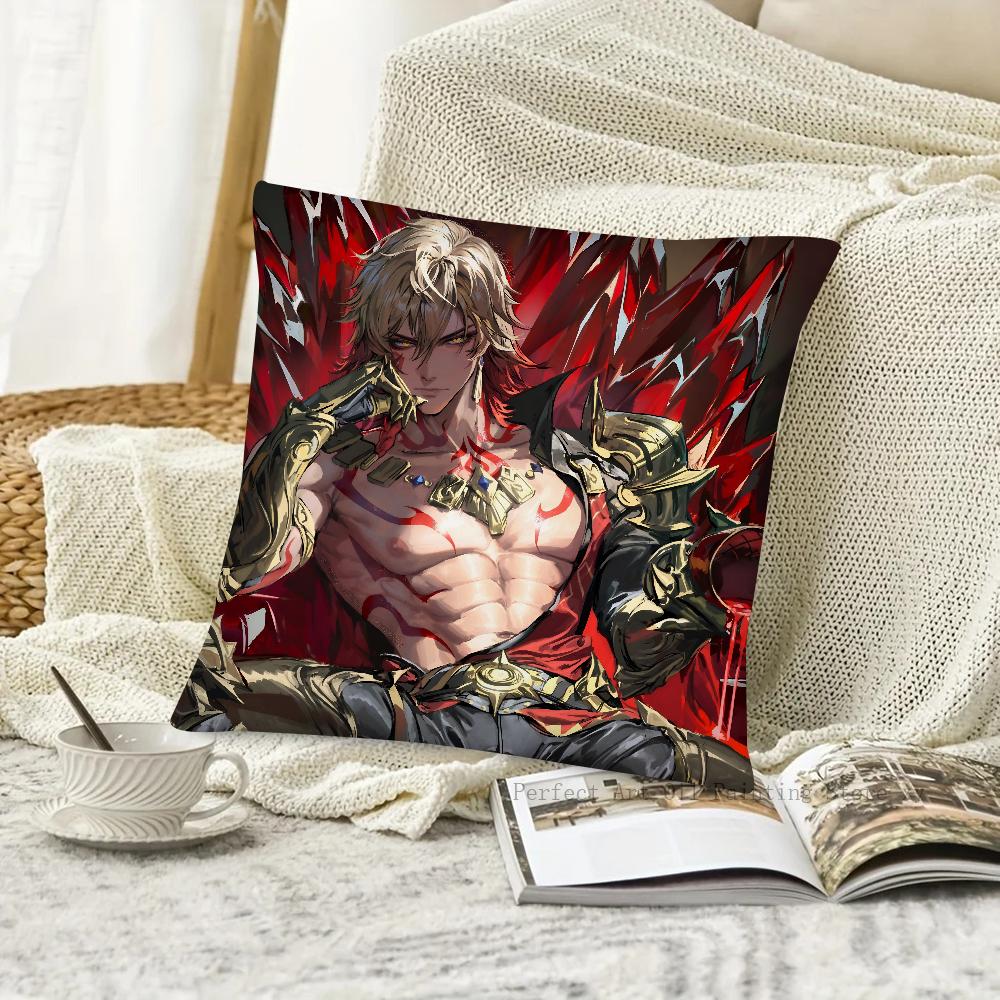 1pc Game Honkai Star Rail Mydei Pillow Case Square Pillow Bedroom Sofa Leisure Comfort Cushion Car Living Room Home Decoration