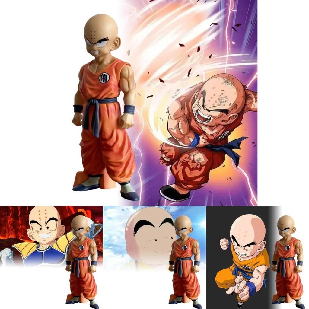 High-quality Dragon Ball Krillin Action Figure Beautifully Crafted From Durable Pvc