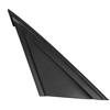 Side Rearview Triangle Molding Cover Fender Corner Molding for Ford Focus 2012 2013 2014 2015 2016 2017 2018 (Black, Left (Diver) Side)