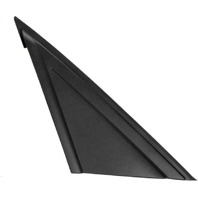 Side Rearview Triangle Molding Cover Fender Corner Molding for Ford Focus 2012 2013 2014 2015 2016 2017 2018 (Black, Left (Diver) Side)