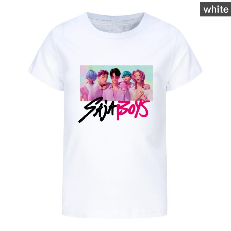 Children's Summer Cartoon Printed Short Sleeve T-Shirts Boys Comfortable Casual T-Shirts Versatile