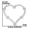 6pcs Rectangle Star Bulk Charms For Jewelry Making DIY Earrings Accessories Geometric Stainless Steel Charm Pendant Materials