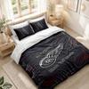 Bedding Set 1 Duvet Cover 2 Pillowcases Detroit Red Wings Print Bedroom Home Decoration