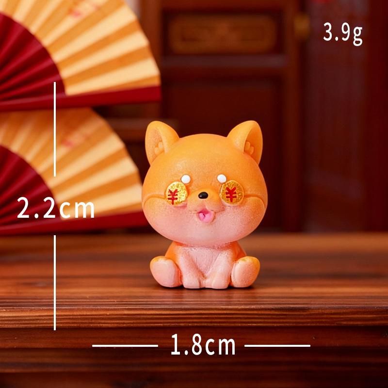 Creative and Cute Lucky Dog Car Home Craft Decorations