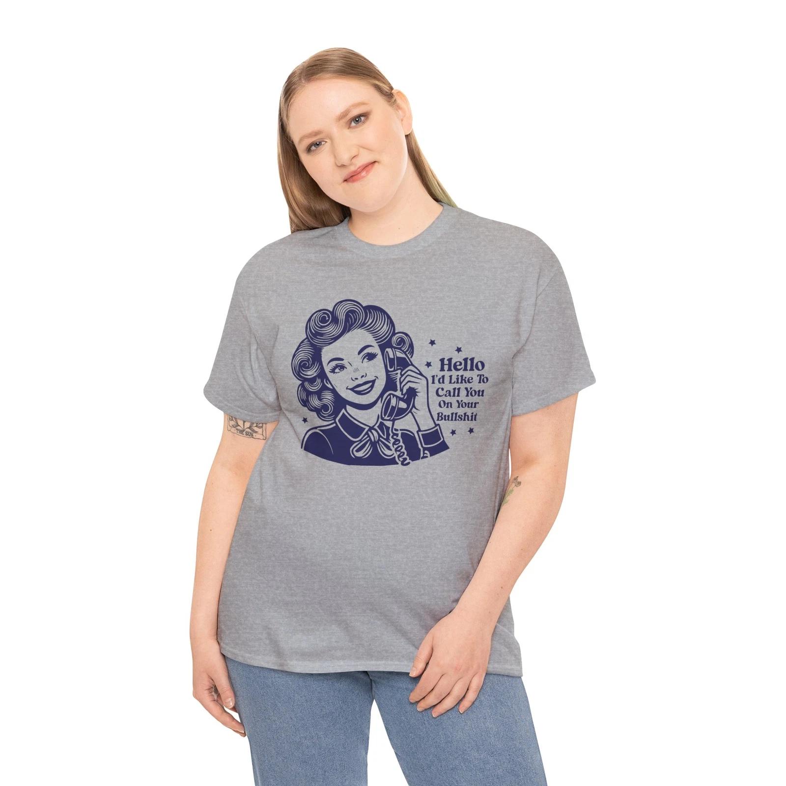

Calling You On Your Bullshit T-Shirt - Smart & Funny Tee for Quick-Witted Humor 3XL