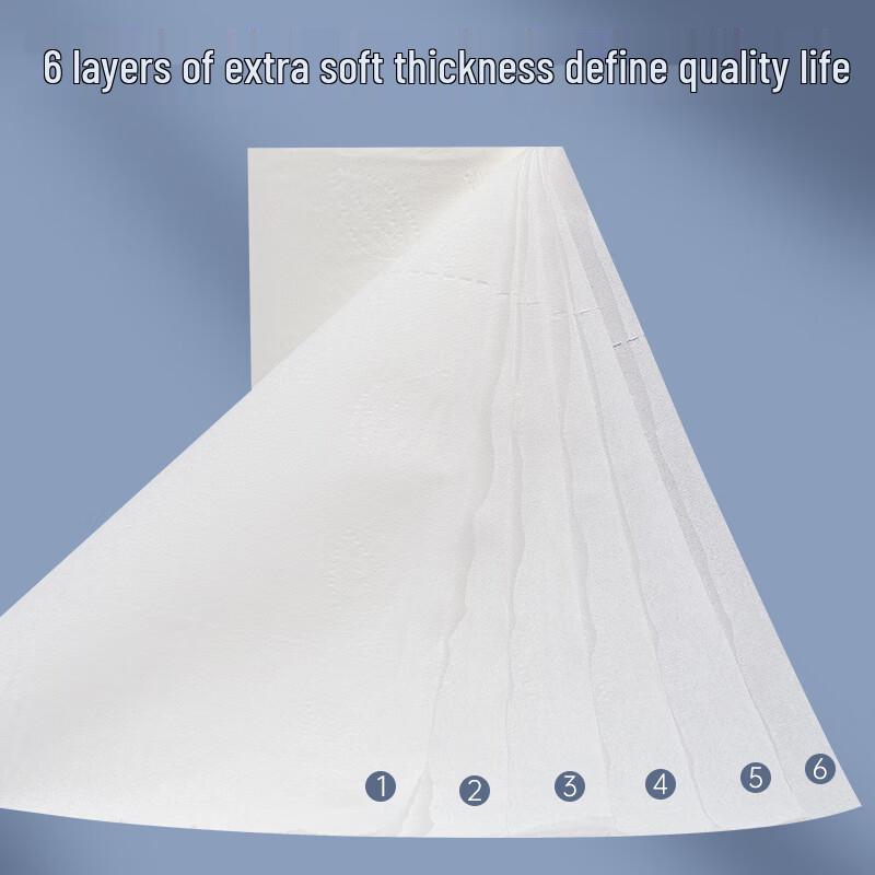 Lanpiao XPLUS 6-Ply Coreless Toilet Paper, 21 Rolls