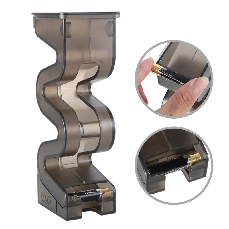 Small AA/7 Battery Storage Rack With Builts In Tester, Essential For Frequent Battery User Power Assessments