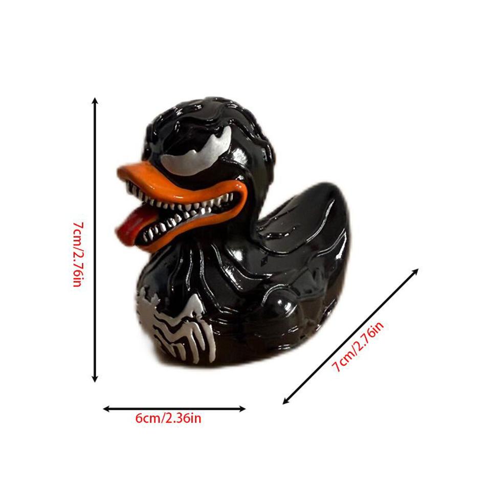 Alien Xenomorph Duck Figurine Horror Movie Inspired Resin Duck Statue for Living Room Home Office Desk Decor Geek Collectibles