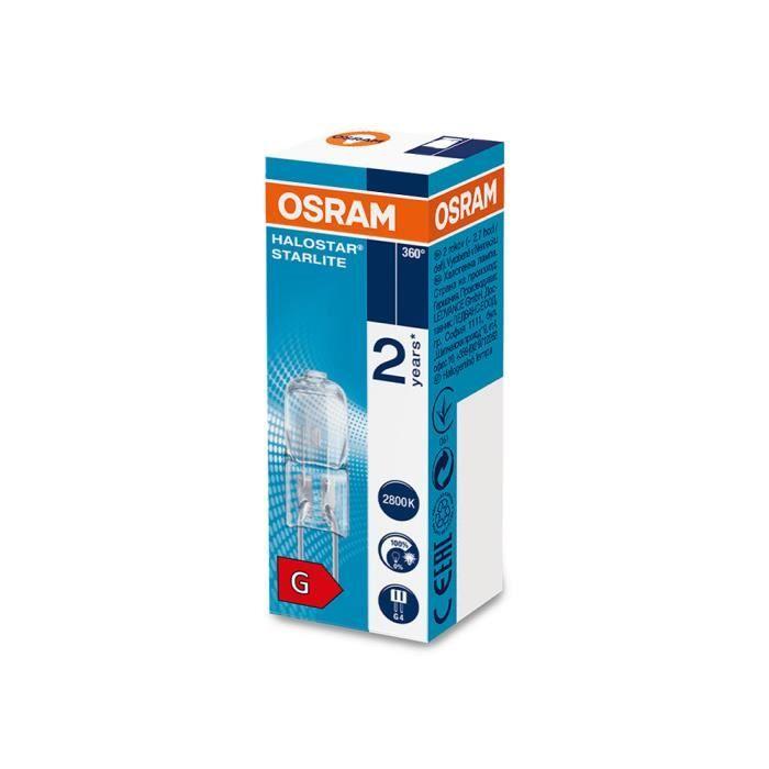 Ampoule Halogène - OSRAM - G4 - 5W - Blanc Chaud - 30000 Heures