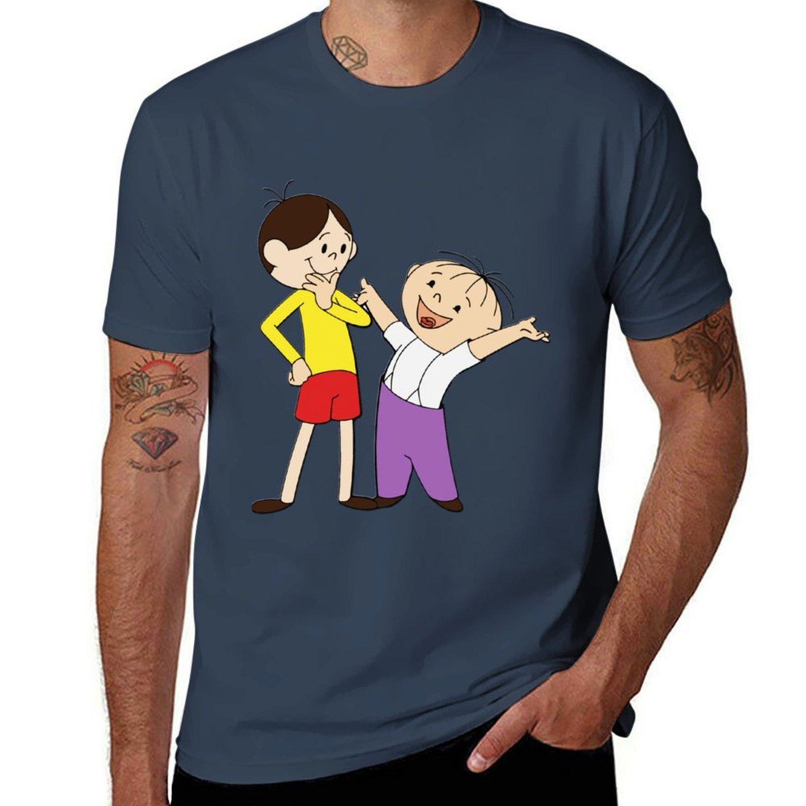 Bolek Lolek Tshirt Basic Short Sleeve Cotton Blend Tshirt S