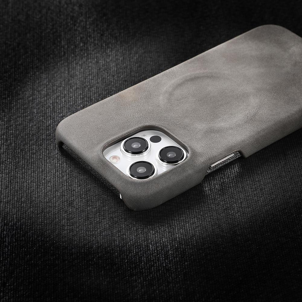 Sheepskin Leather Magnetic Phone Case for iPhone Air 12 13 14 15 16 17 Pro Max 15pro Charging Business For MagSafe Cover