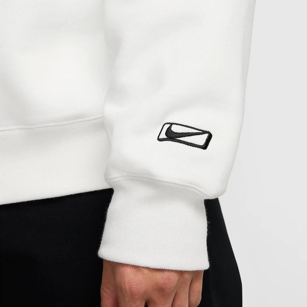 Nike FW24 Casual Comfortable Versatile Fashion Hoodie Men hoodies Mountain-Top-White Black HQ2955-121